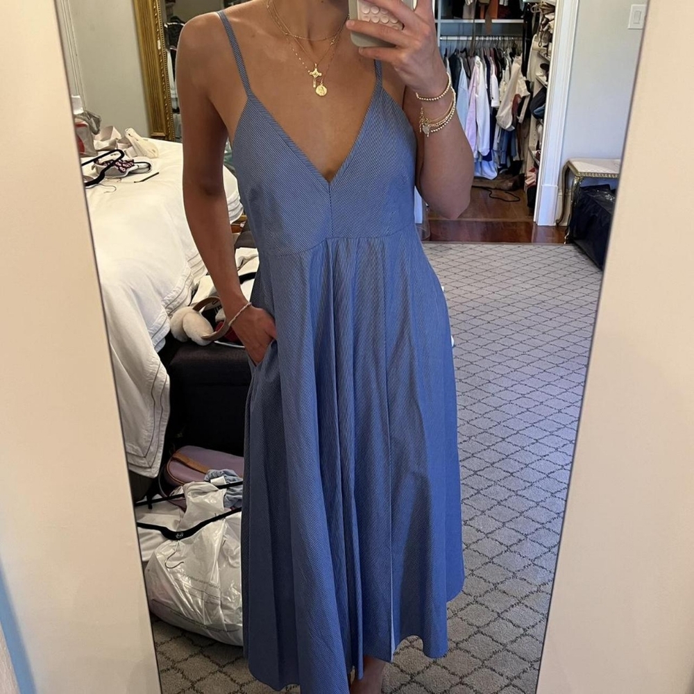 Blue Sleeveless Dress